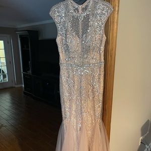 Prom Pageant dress pink Size 12 Johnathan Kayne